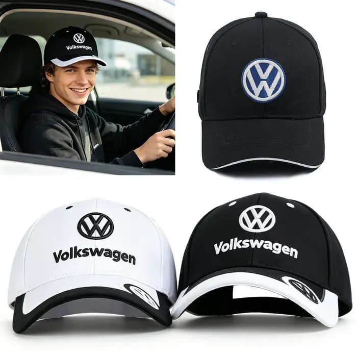 Casquette de baseball réglable avec emblème de voiture