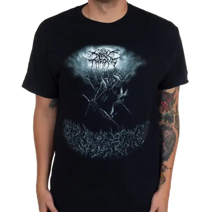 Nouveau Darkthrone T-shirt en coton à motif graphique unisexe