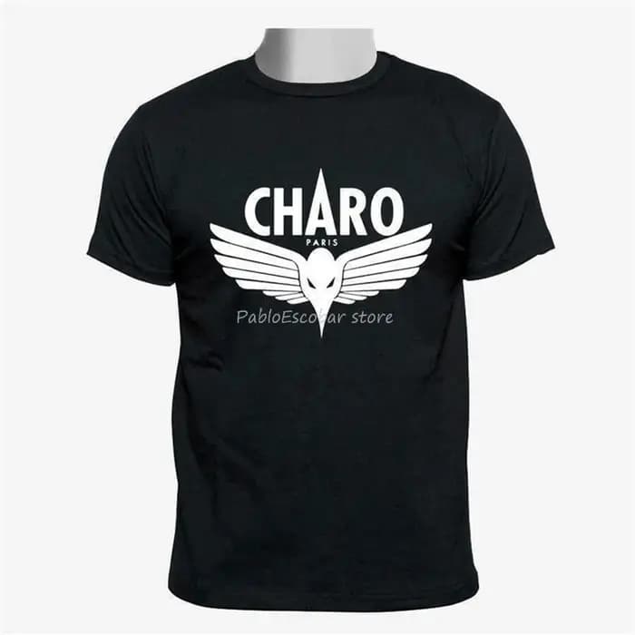 Nouveau Charo Niska hommes t-shirt noir Em31 rue