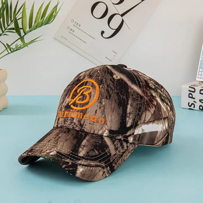 Casquettes de baseball brodées personnalisées camouflage pour femmes