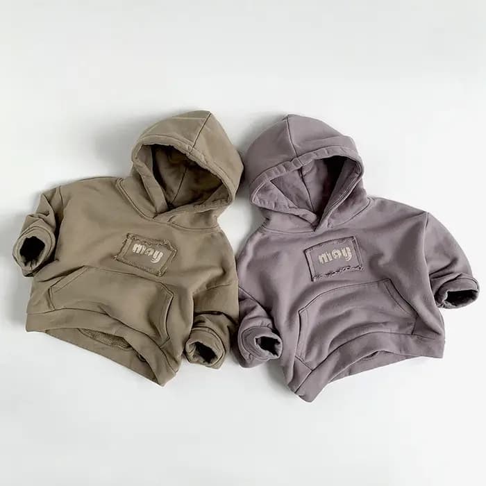 Sweat à capuche en polaire pour garçons et filles