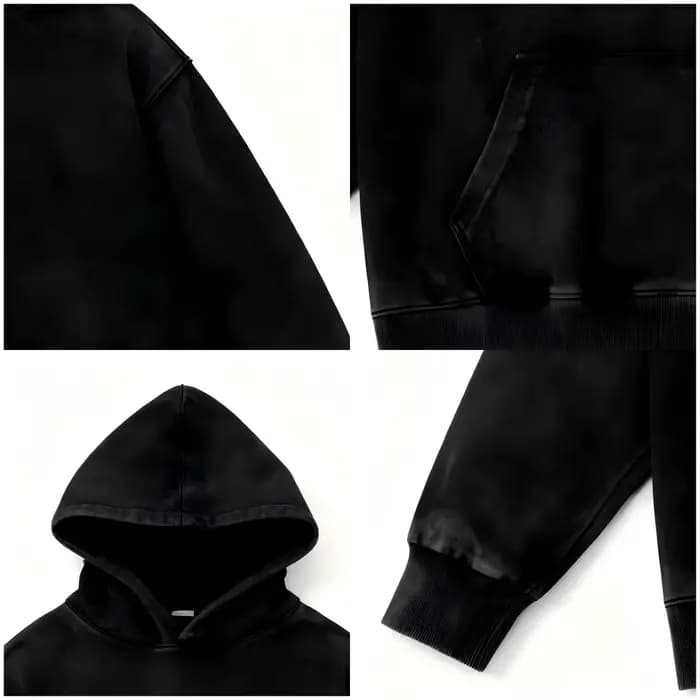 Sweat-shirt à capuche délavé vintage personnalisé | Style de rue hip-hop | fête | coton épais