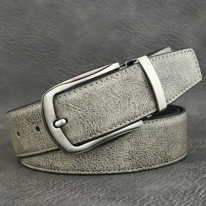 Ceintures en cuir véritable pour hommes, boucle ardillon de haute qualité, mode en argile, décontrac