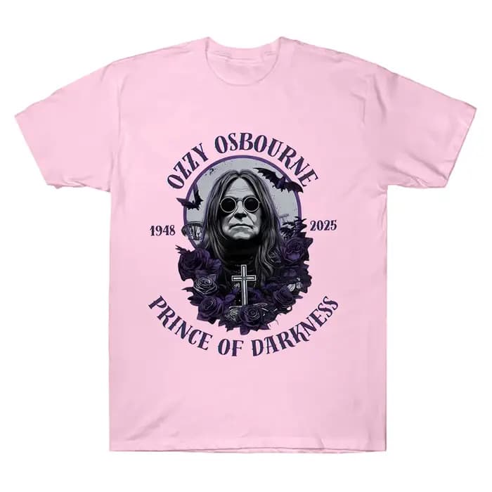 Rip Ozzy Osbourne T-Shirt en mémoire de 1948-2025 chemise