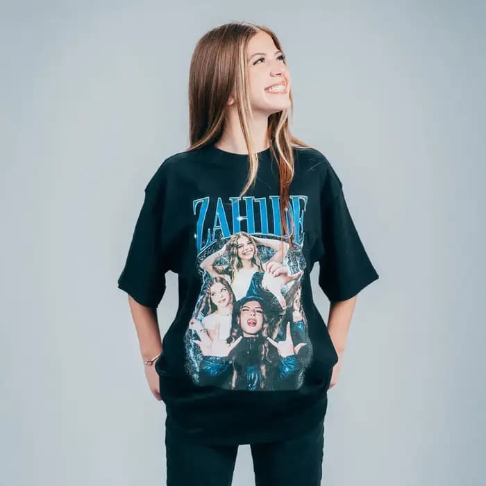Zahide Merch T-shirt imprimé graphique hommes femmes mode Hip Hop T-shirts coton décontracté surdimensionné à manches