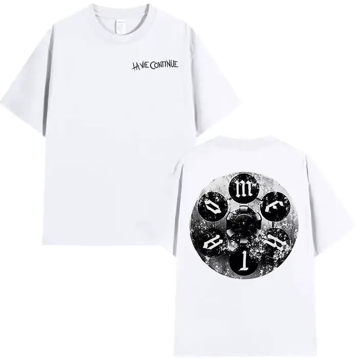 Rappeur La Vie continuer Maes Album 2025 Merch t-shirts hommes Hip Hop Style rétro T-shirt à manches courtes pur coton