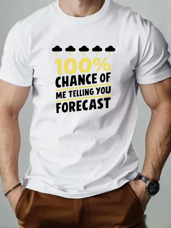 T-shirt col rond pour hommes