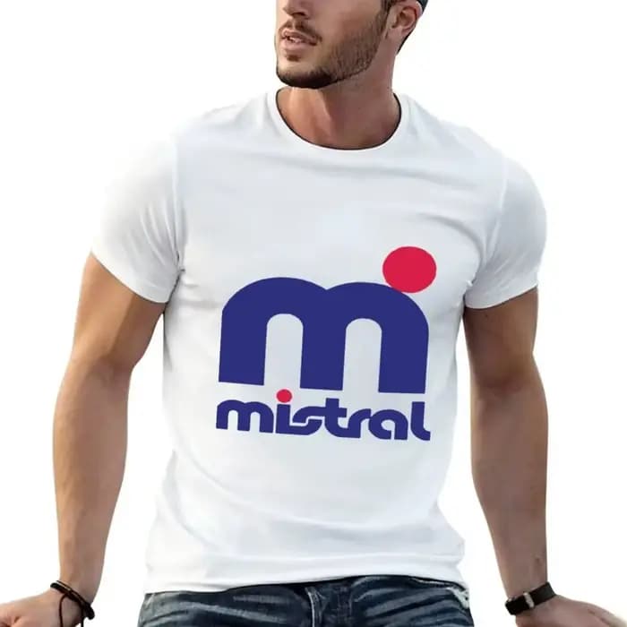 Hommes femmes Mistral surf T-shirt été coton T-shirt surdimensionné noir à manches courtes T-shirt marque impression T-shirt haut vêtements Homme