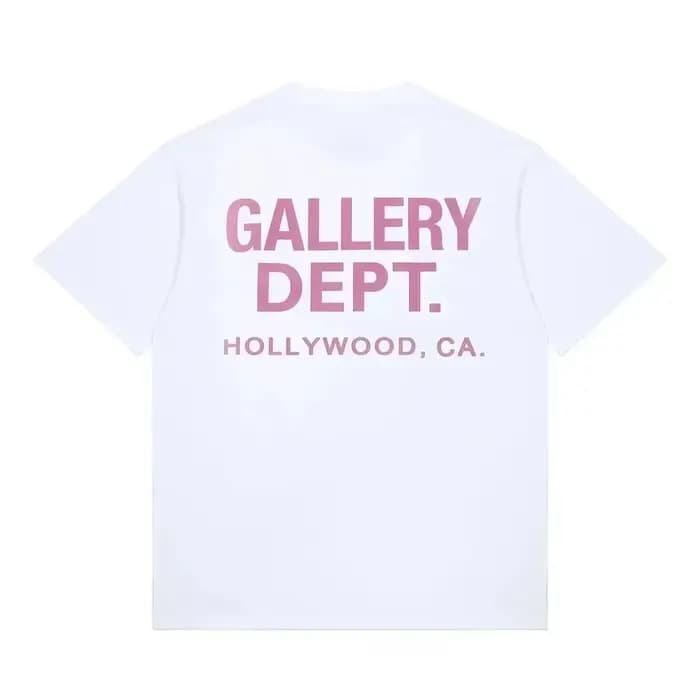 2026 Collection Homme GALLERY DEPT. T-shirt noir et jaune imprimé HOLLYWOOD CA
