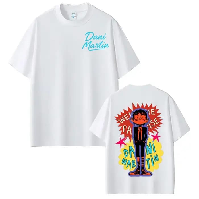 Chanteur Dani Martin mode Vintage graphique T-shirt hommes femmes Harajuku T-shirts à manches courtes coton décontracté