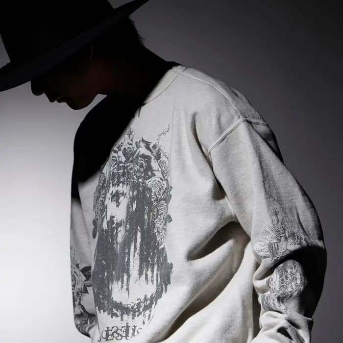 Yao mode Saint de Michael Graffiti imprimé pull de luxe Streetwear surdimensionné Y2k haute qualité