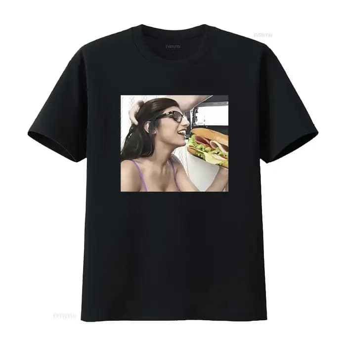 T-Shirt coréen Hangul Word _Why_ pour femmes