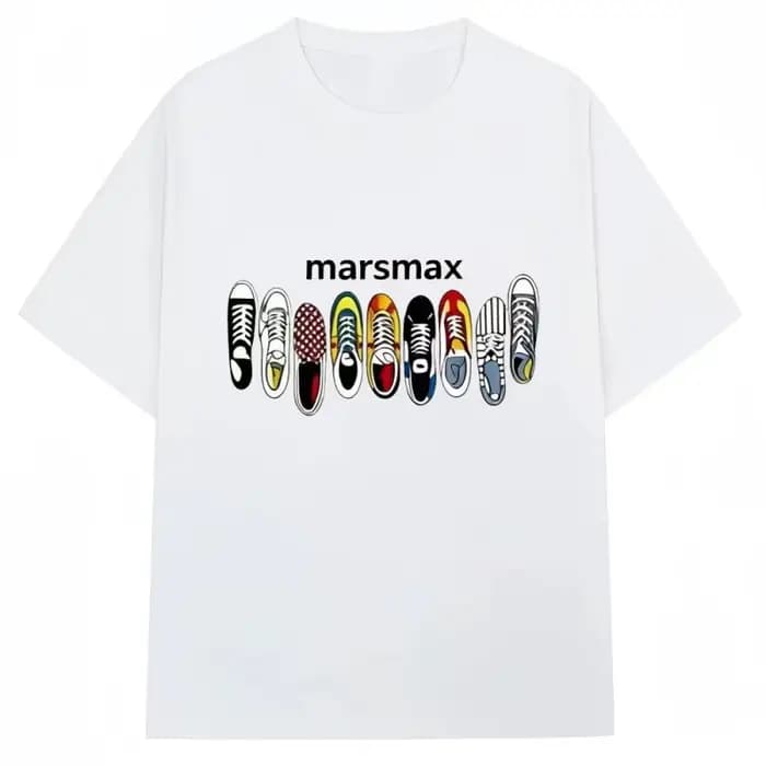 T-shirt tendance pour homme en coton 100% Mars Max Print
