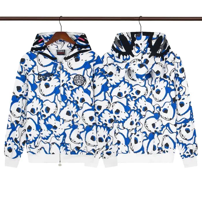 Glo Gang The Glory sweat à capuche zippé complet Camouflage Cardigan hommes femmes 1:1 meilleure qua