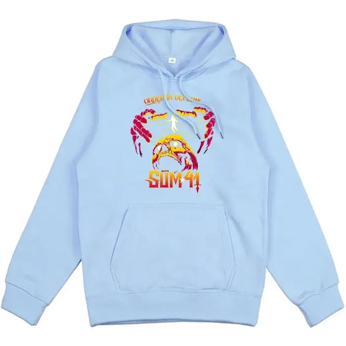 Sweats à capuche College graphiques gothiques pour hommes et femmes