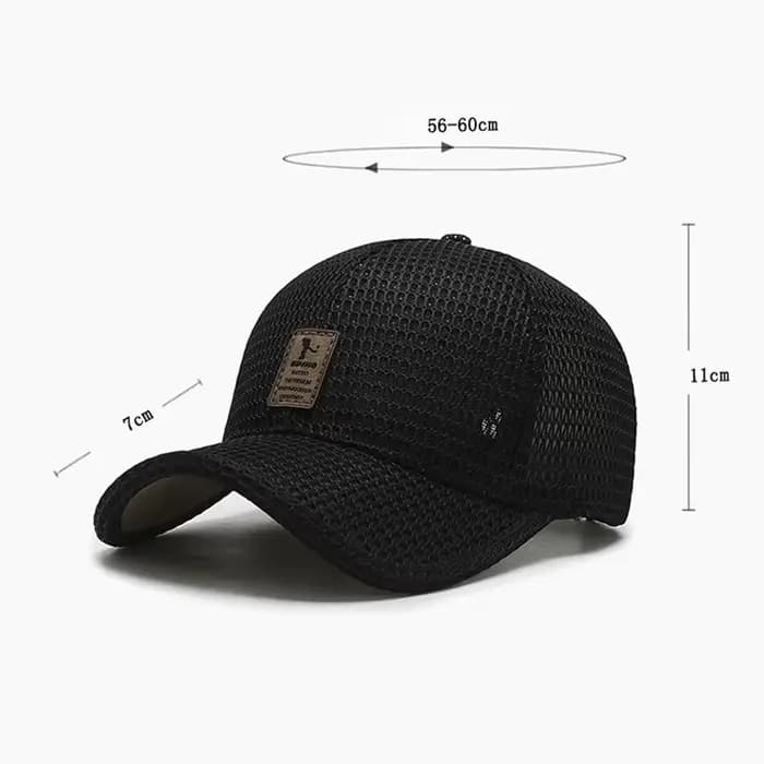 Casquette de baseball respirante pour hommes