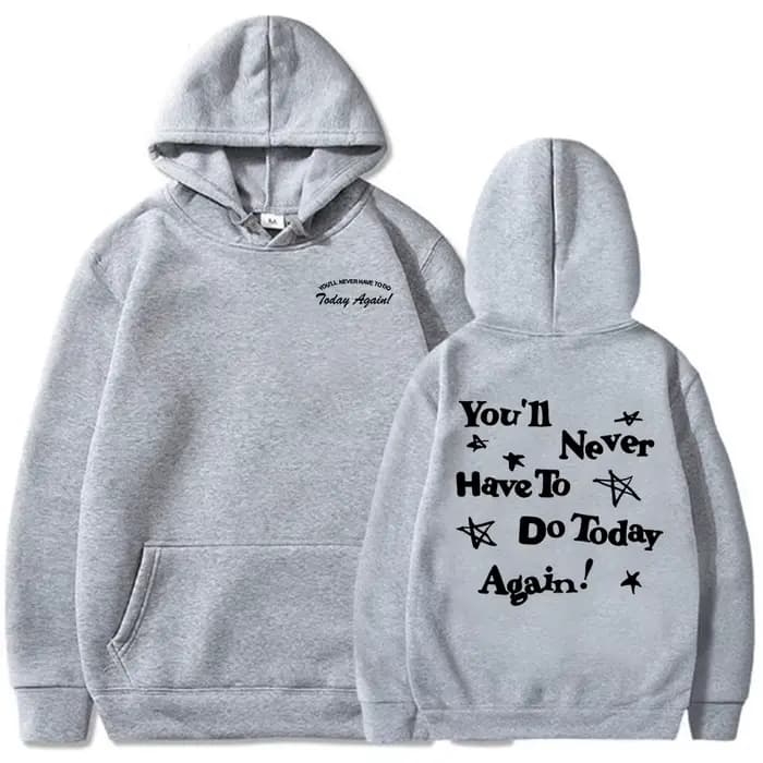 Alex Warren sweat à capuche graphique vous ira jamais pour faire aujourd'hui sweat-shirts décontracté hiver à manches