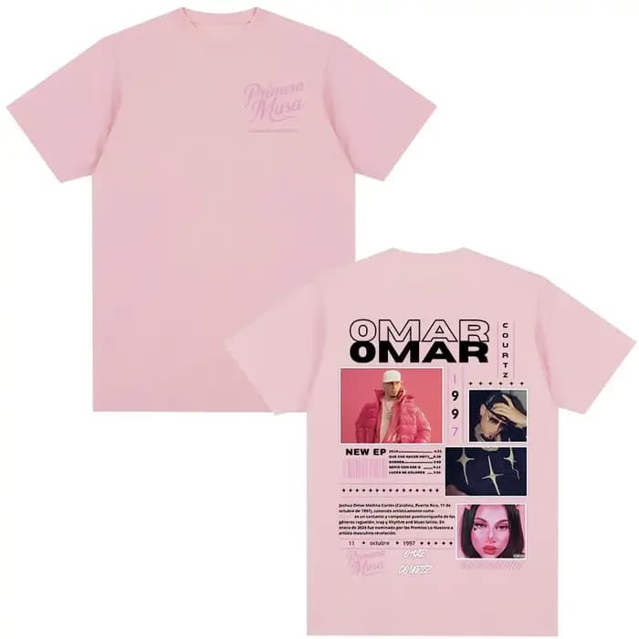 Omar Courtz Primera Musa Album Tour Merch T-shirt Hommes Femmes Vêtements Hip Hop Mode