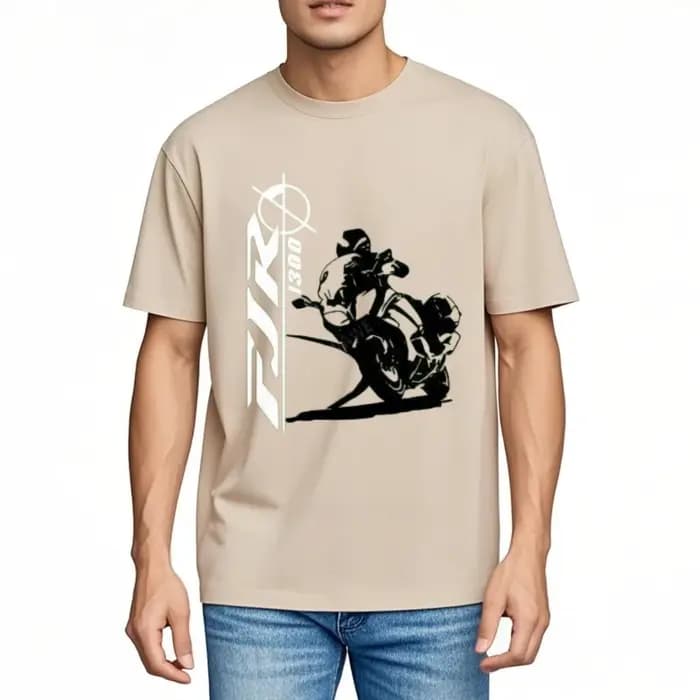 Offres spéciales nouvelle marque-vêtements T-Shirts hip-hop Simple épissage T-Shirt hauts FJR 1300