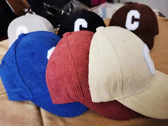 Nouvelle Casquette de Baseball en Velours Côtelé pour Hommes