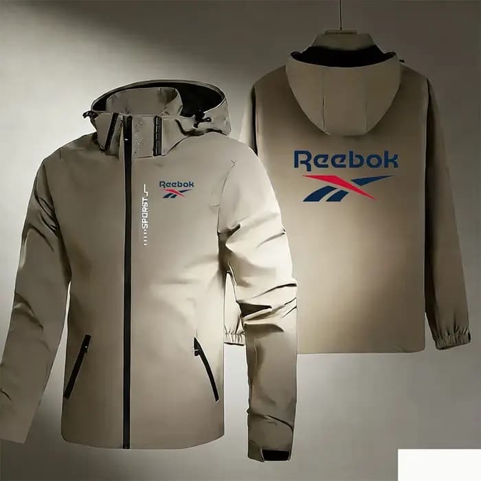 Veste de cyclisme imperméable pour homme avec logo Reebok / Vêtements de VTT / Manteau