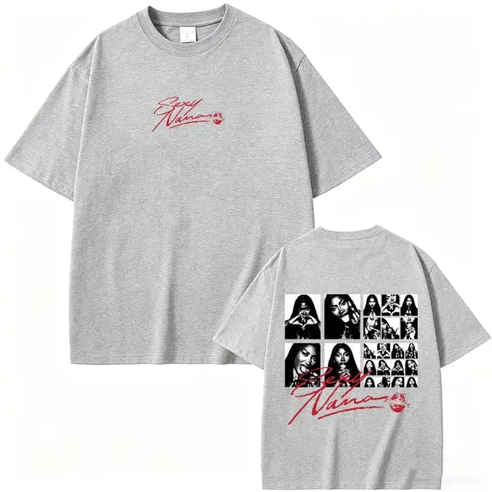 T-shirt graphique sexy Nana du rappeur Aya Nakamura, pour hommes et femmes, mode hip-hop, musique pop, t-shirts décontractés en coton surdimensionnés pour hommes