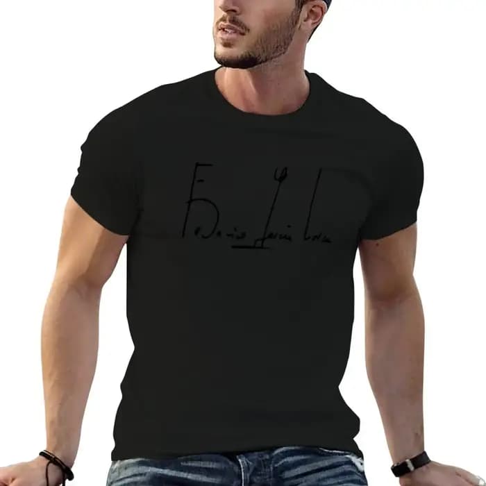 T-shirt signature Federico García Lorca pour homme
