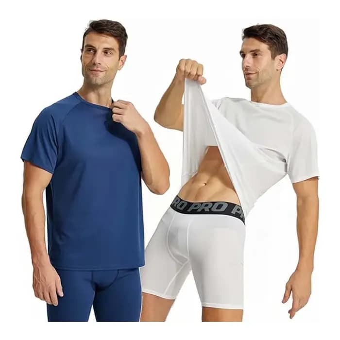 Chemise de compression à manches courtes pour hommes