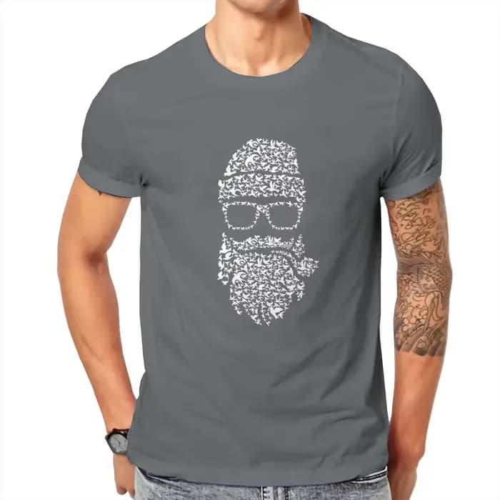 T-shirt graphique à manches courtes pour hommes