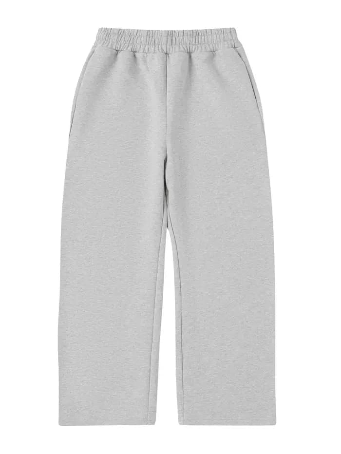 Joggers robustes à jambe droite pour hommes et femmes – Pantalon de sport toutes saisons avec taille élastique et bas d'entraînement au design sans ceinture