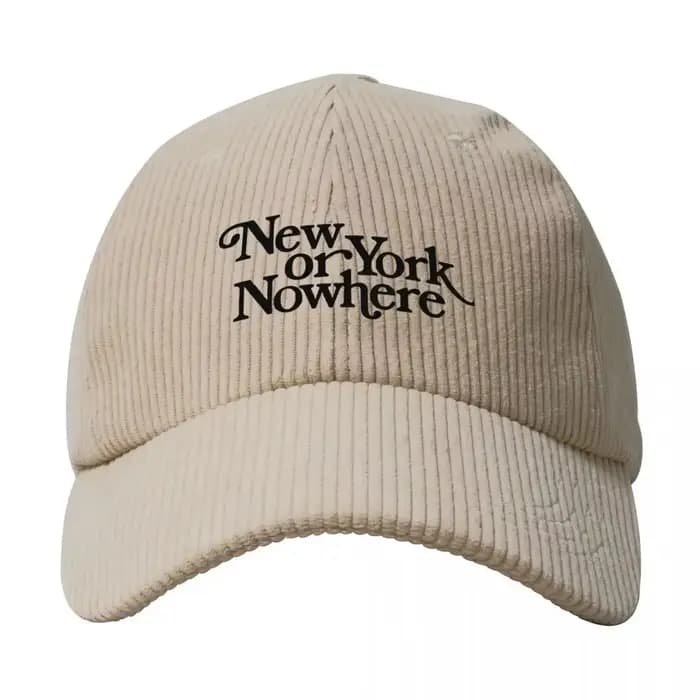 Casquette de Baseball en Velours Côtelé pour Homme et Femme