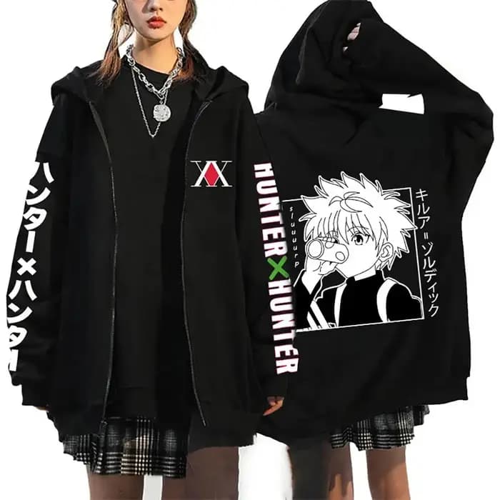 Sweat à capuche Anime Hunter X Hunter Killua Zoldyck