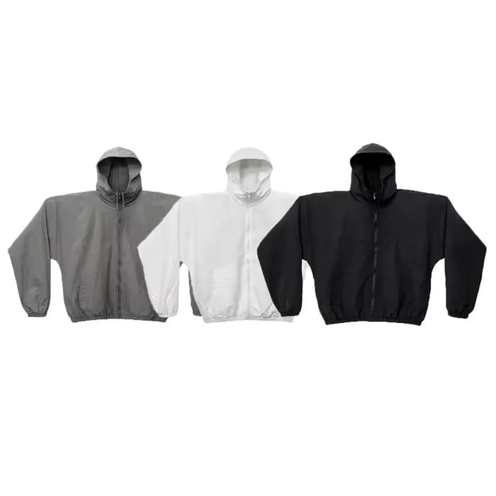 Manteau coupe-vent à capuche Style Kanye West pour hommes