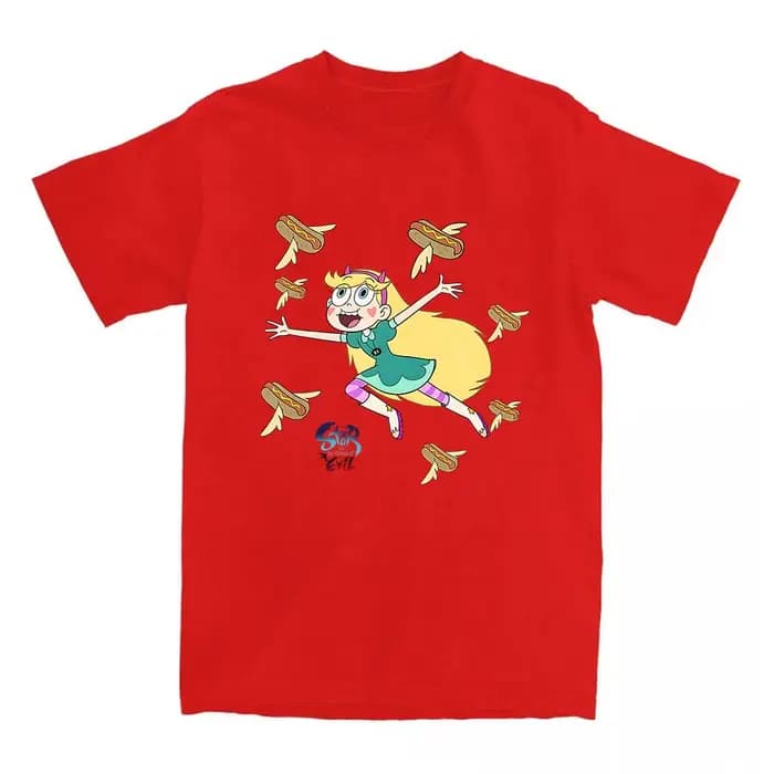 Étoile contre. Les Forces du mal T-shirt drôle dessin animé