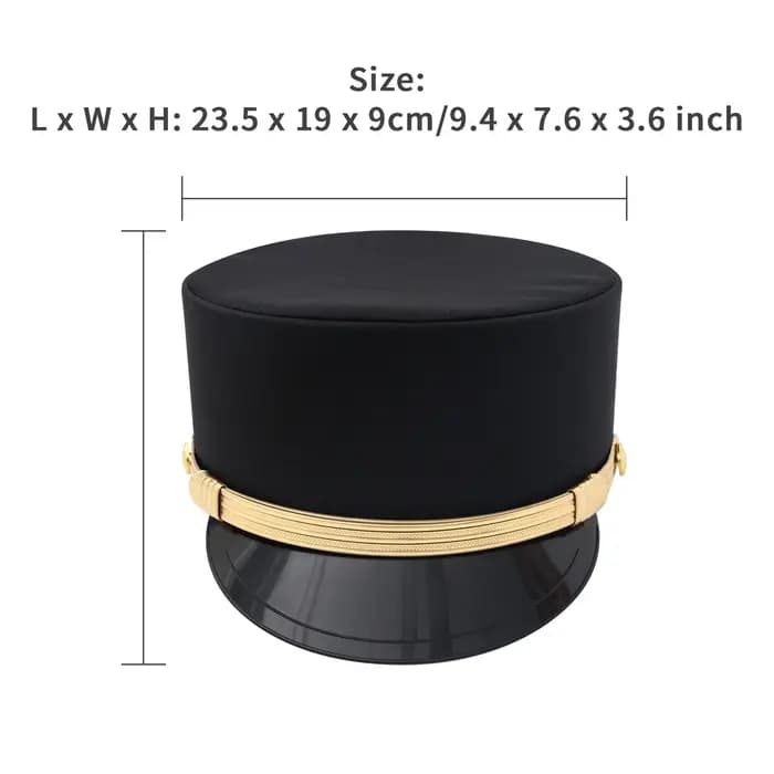 Casquettes militaires de luxe pour hommes et femmes