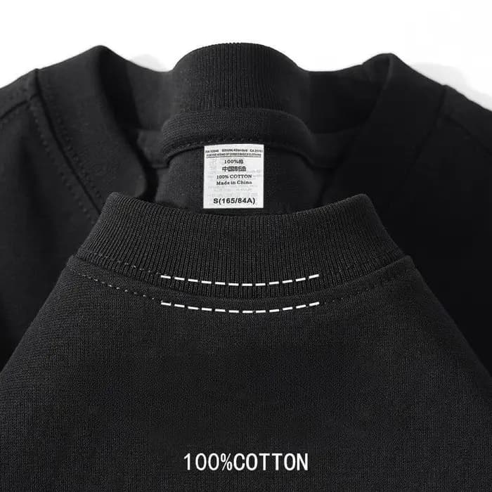 T-shirt Homme Vert Forêt Robuste 400 grammes Coton Pur Américain Manches Courtes Été Décontracté Haut de Base Coupe Ample