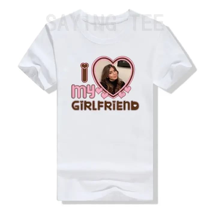 Hommes j'aime ma petite amie chemise pour vous T-Shirt petits amis