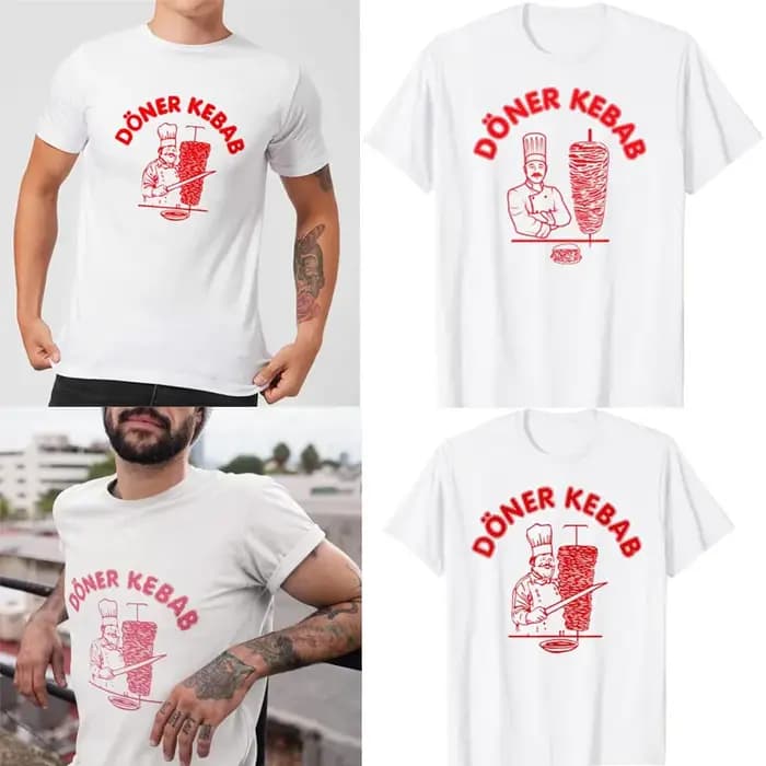Döner – chemises à conception de Kebab pour hommes et femmes