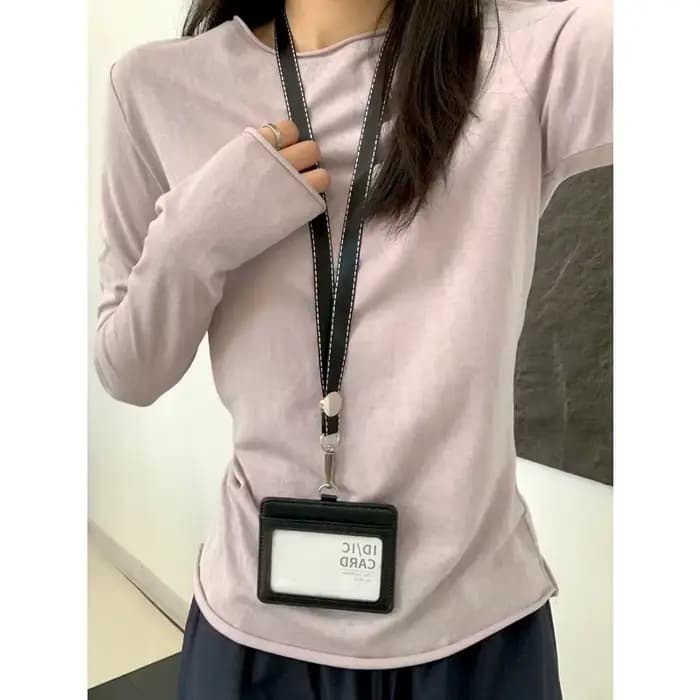 T-shirt à manches longues bouclé pour femmes