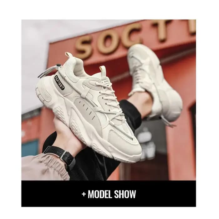 Nouvelles Chaussures Homme Hiver 2026 – Baskets Tendance Sport Décontractées Polyvalentes Respirantes Rehaussantes Style Papa INS