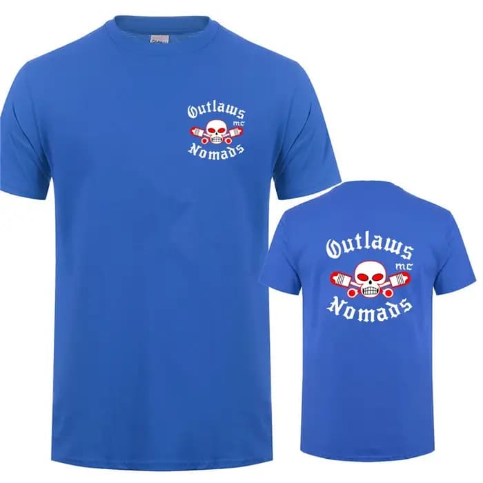 MC Outlaws Nomads T-shirt t-shirts hommes nouvel été à manches courtes coton