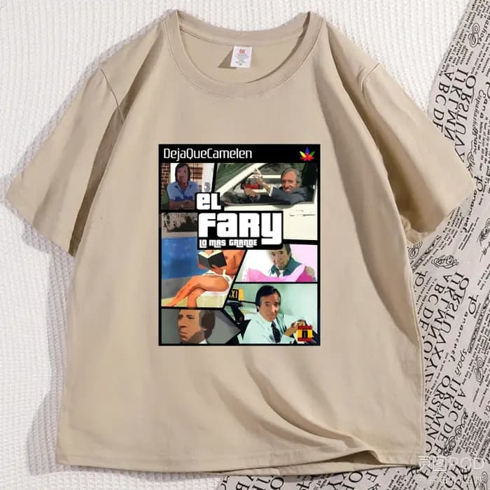 T-shirts graphiques Streetwear à la mode El Fary t-shirt espagnol décontracté coton à manches courtes Y2K vêtements