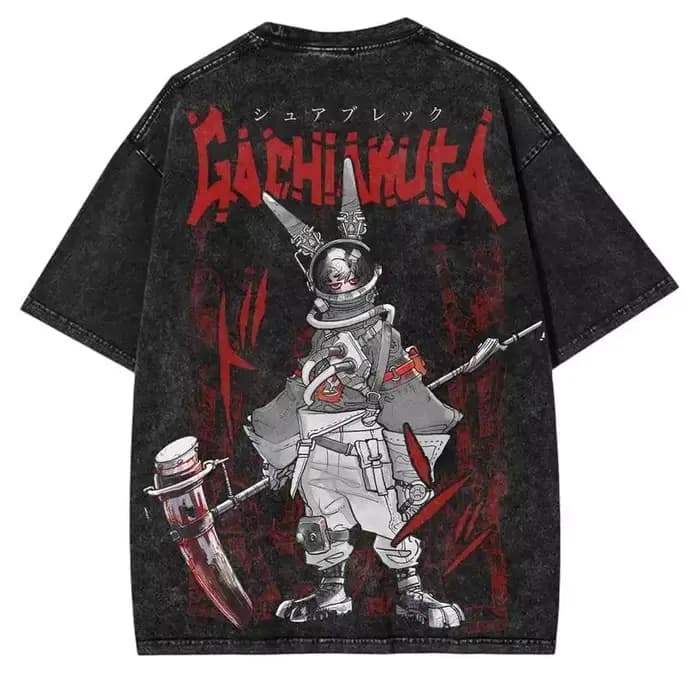 Koumura Sakonji graphique T-shirt Gachiakuta Anime Harajuku lavé