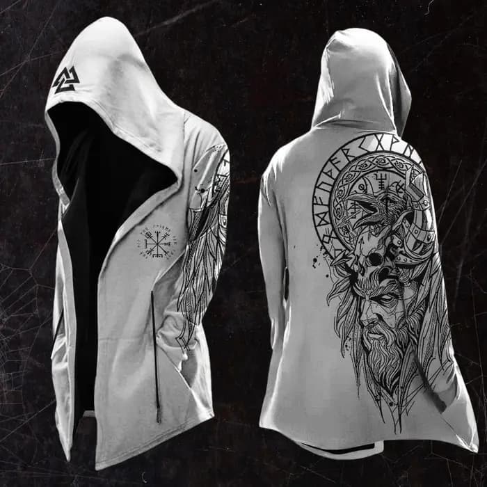 Cardigan coupe-vent surdimensionné à capuche pour hommes, imprimé numérique 3D rétro, printemps/auto