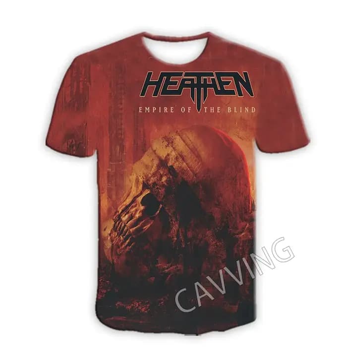 T-shirts décontractés imprimés en 3D Heathen, style Hip Hop, Harajuku, vêtements tendance pour femmes/hommes