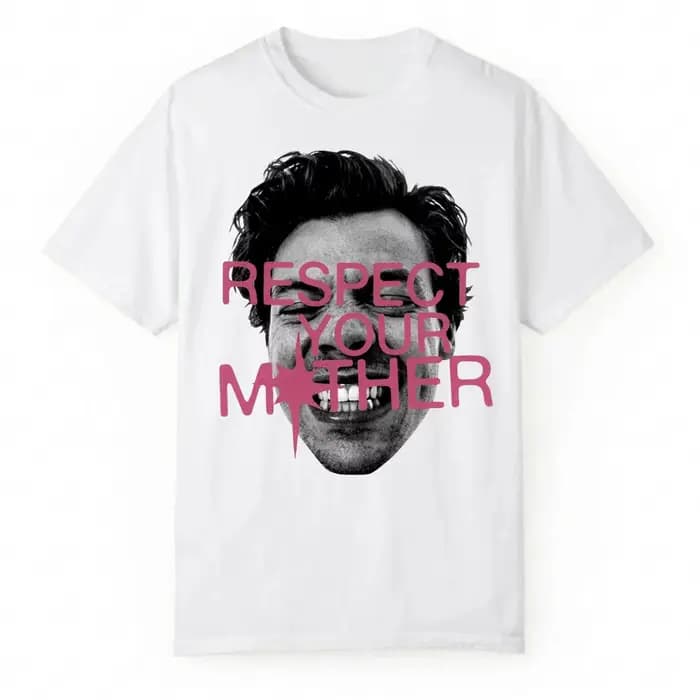 T-shirt unisexe 2026 Harry Styles Respect Your Mother – Vêtement d'été en coton