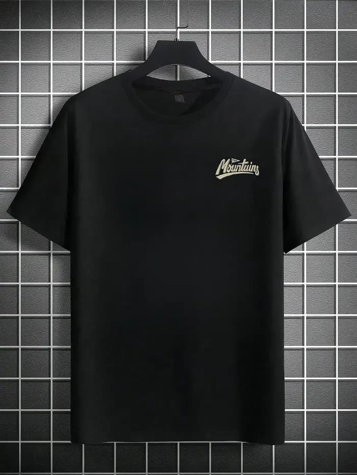 T-shirt pour homme de style rétro pour le camping en montagne