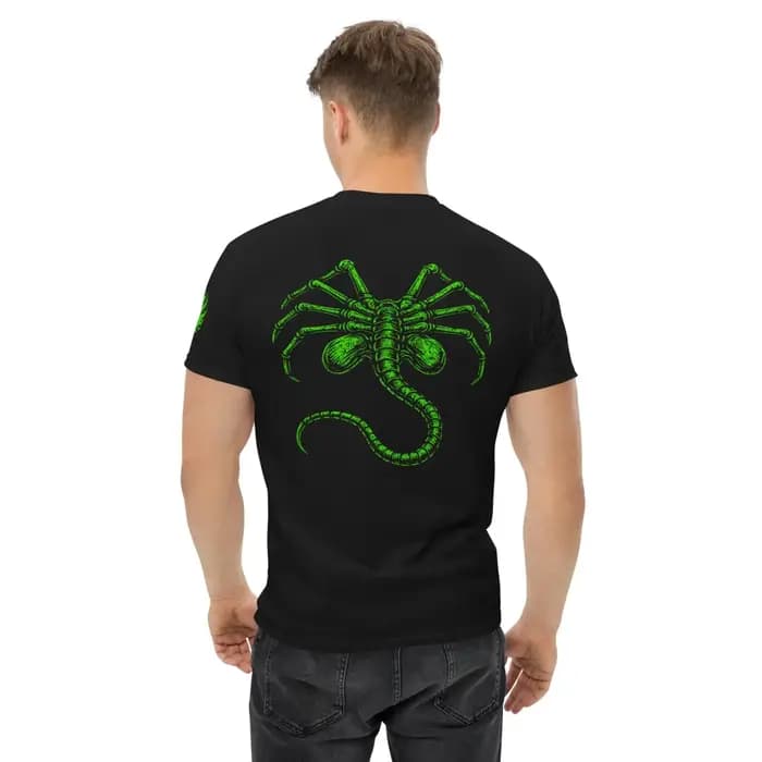 Xenomorph horreur chemise biomécanique Alien gothique science-fiction film t-shirt à manches courtes vêtements