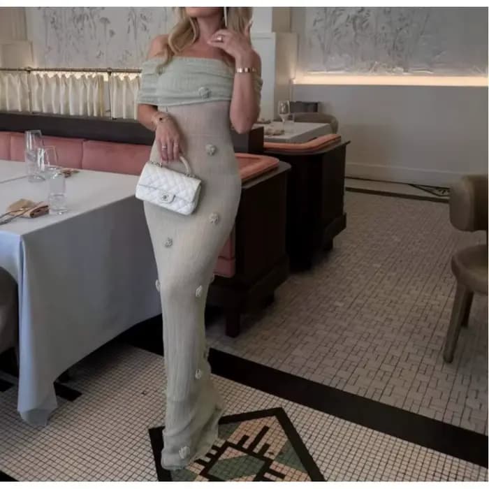 Robe à fleurs 3D pour femmes