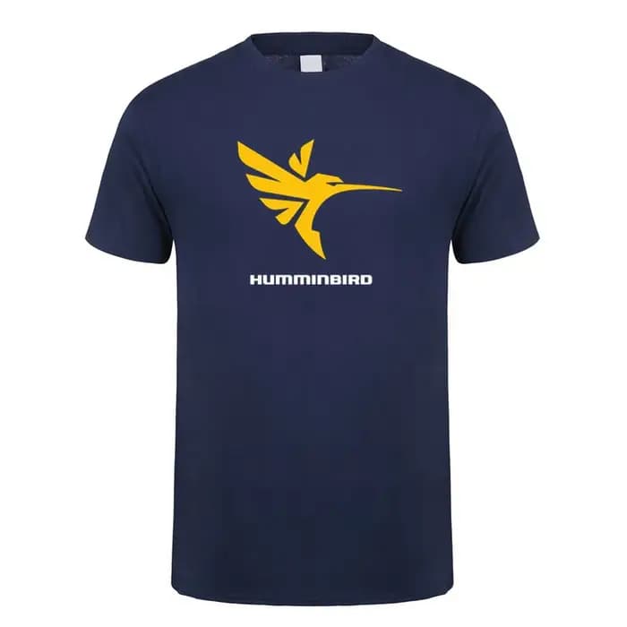 Humminbird t-shirt hommes femmes à manches courtes coton T-shirts été